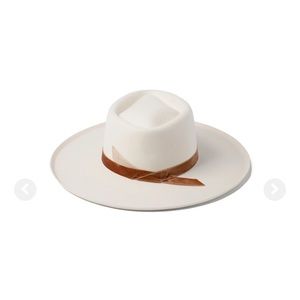 RARE - LACK OF COLOR VAL DIAMOND HAT - WHITE L